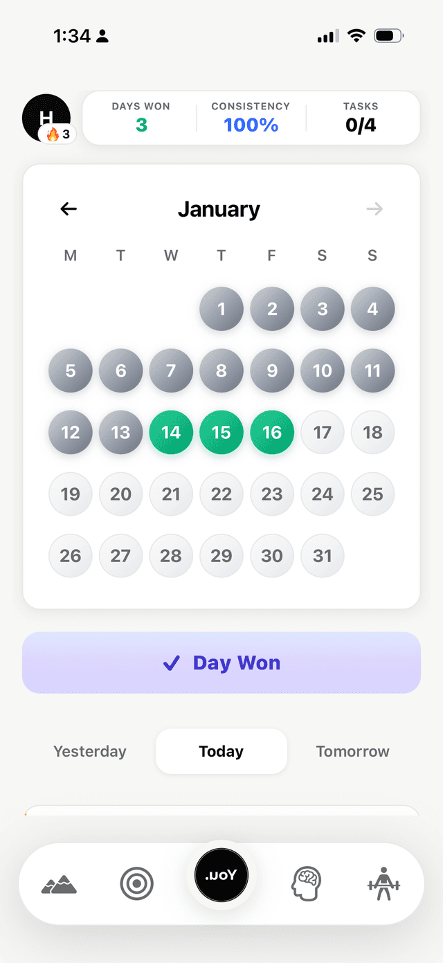 You.Prjct - You Dashboard