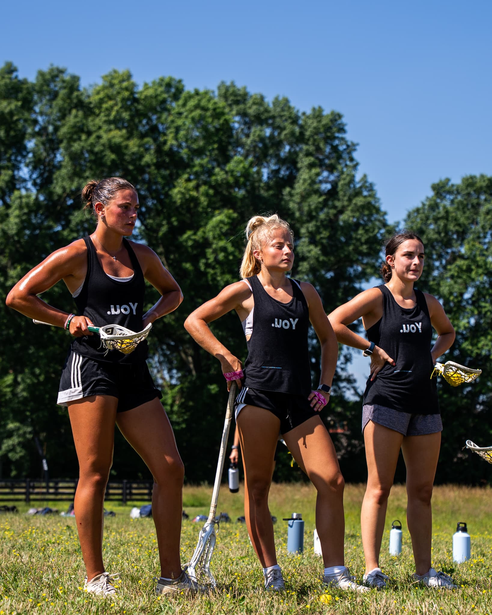 Athlete training independently with focus and determination