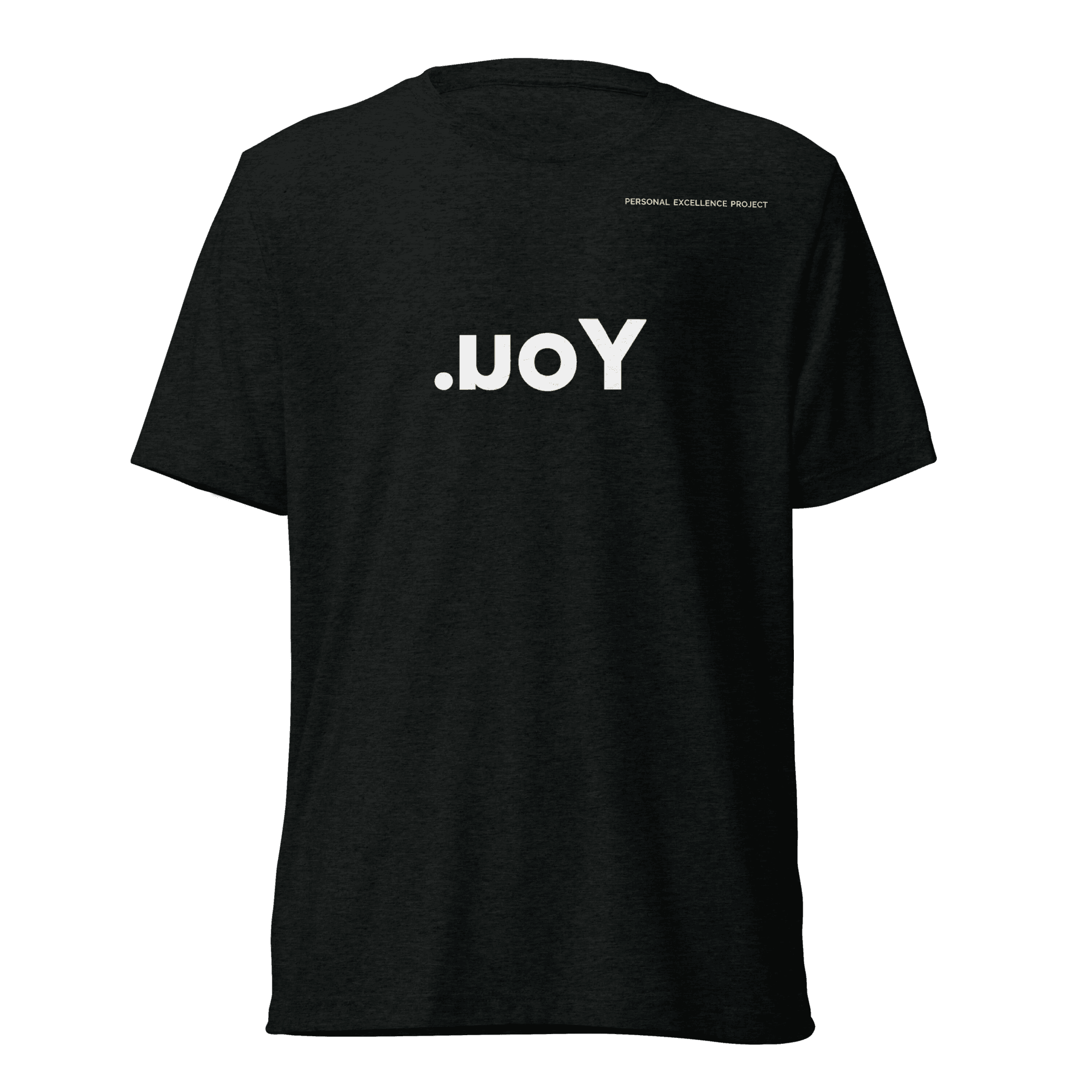 .uoY Signature Tee — Black — front