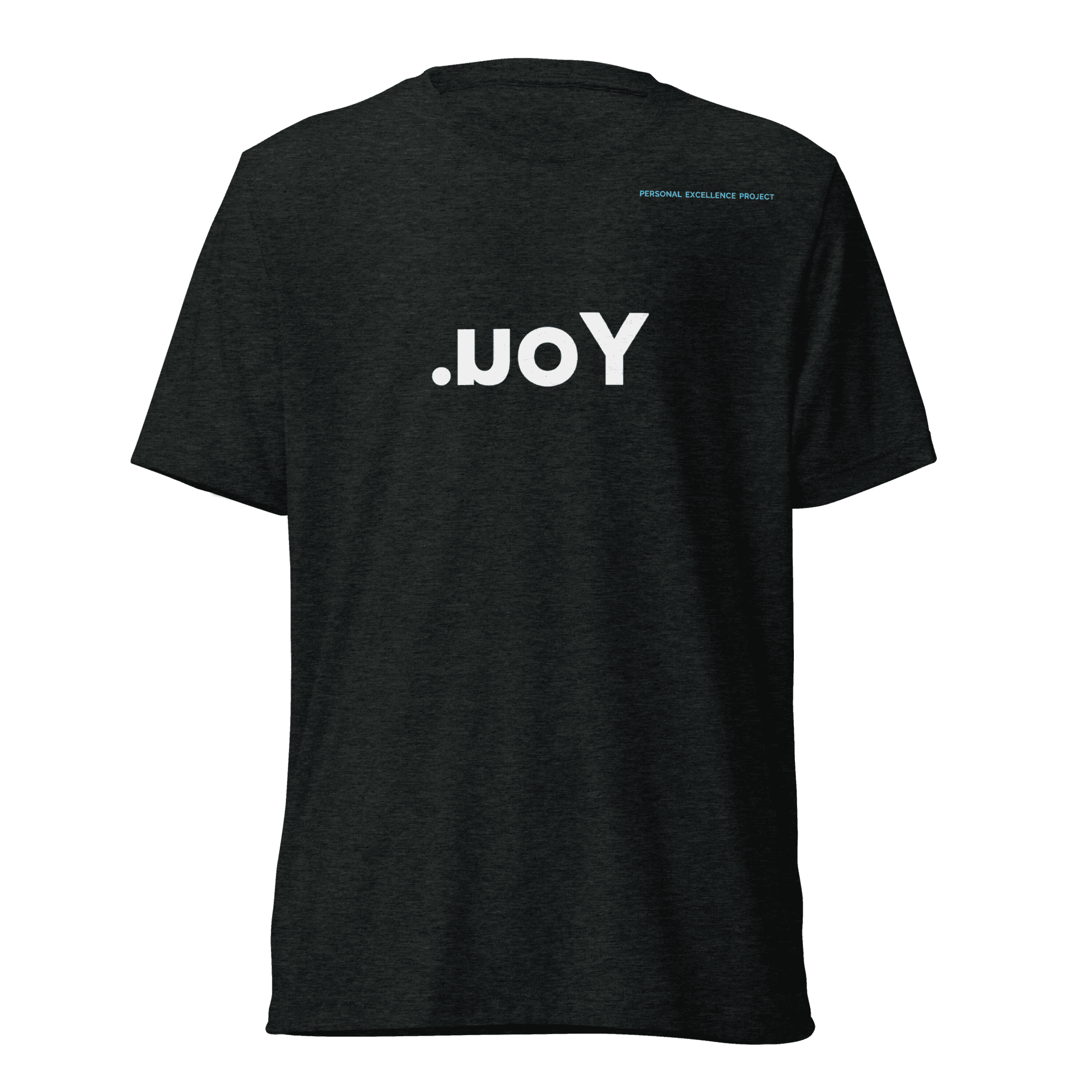 .uoY Tee — Charcoal — front
