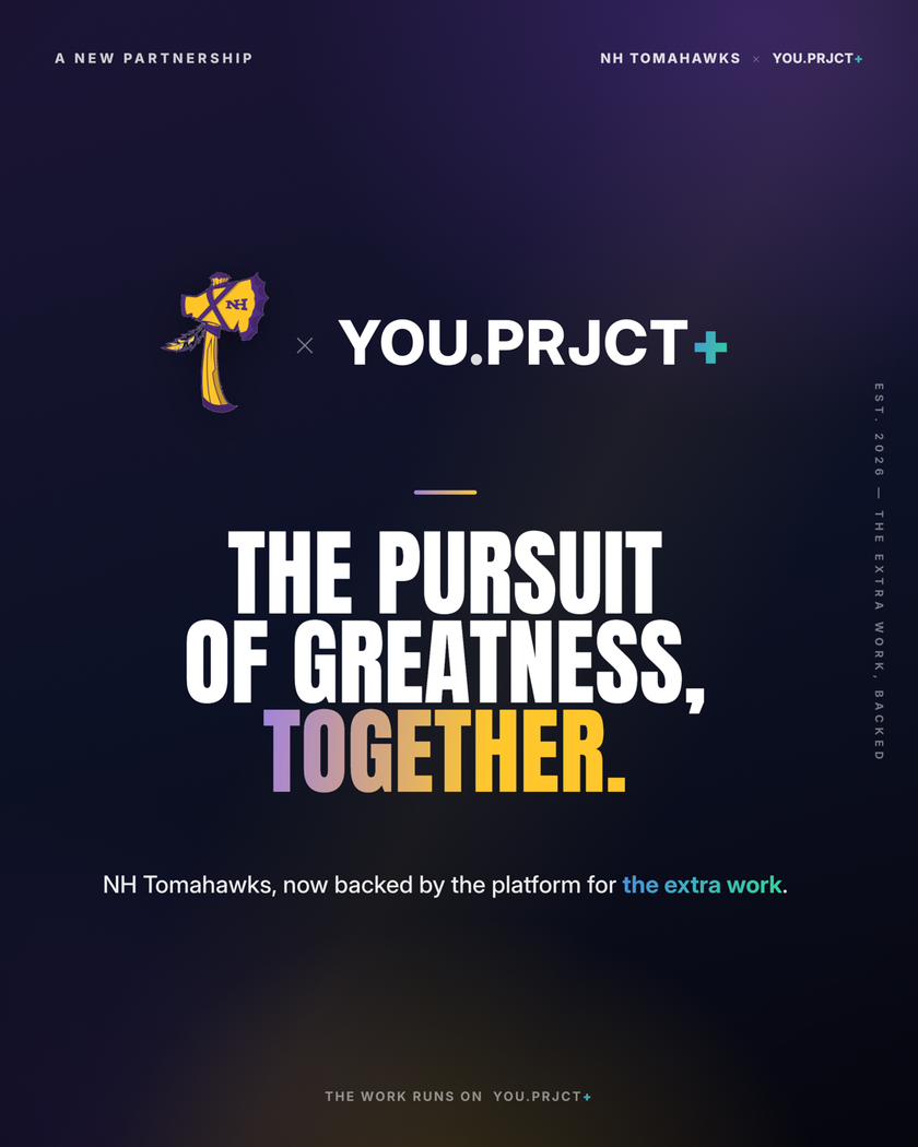 NH Tomahawks announcement close: the pursuit of greatness, together